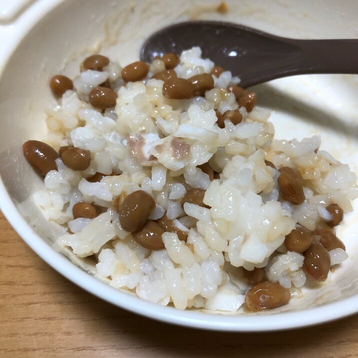 納豆と鯛のまぜごはん　幼児食